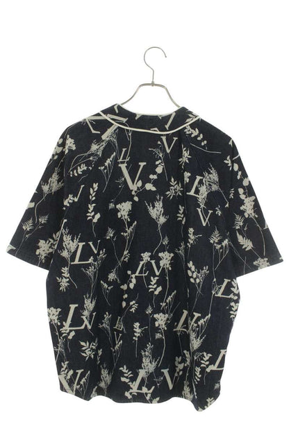LOUISVUITTON 20AW LV Leaf Denim Baseball S/S Shirt Size M