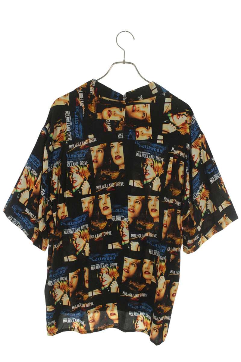 WACKO MARIA MULHOLLAND DRIVE Aloha S/S Shirt Black Size XL
