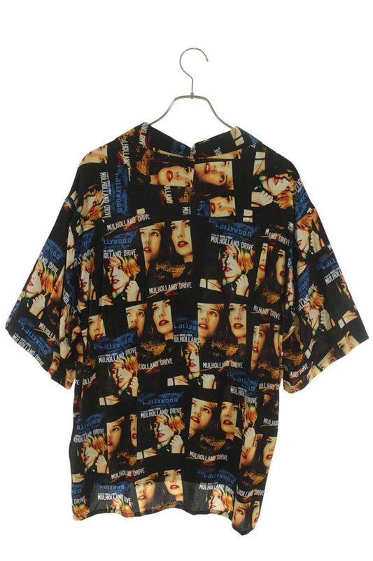 WACKO MARIA MULHOLLAND DRIVE Aloha S/S Shirt Black Size XL