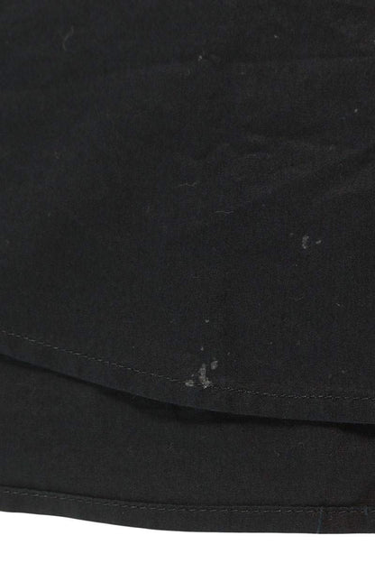 BALENCIAGA Logo Embroidered Pocket S/S Shirt Black Size XXS