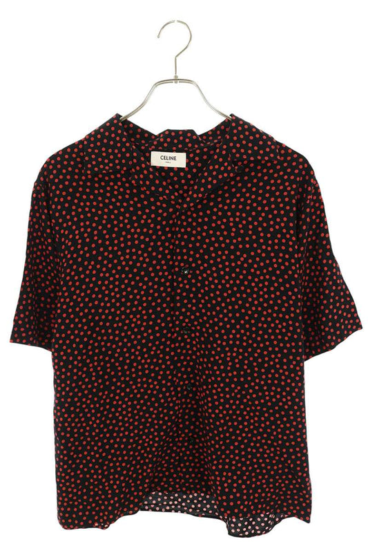 CELINE 20SS Dot Hawaiian Rayon Short Sleeve Shirt Size XXL