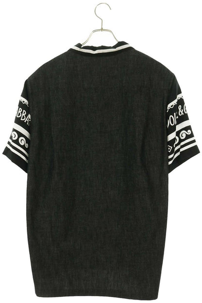 DOLCE & GABBANA 25SS Silk Panel S/S Shirt Multi Size XXL