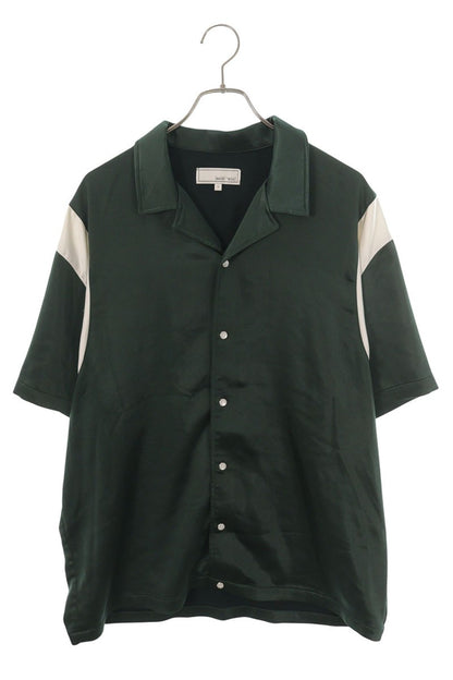 KITH Green Polyester Button S/S Shirt Size L