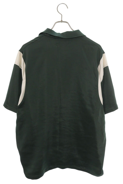 KITH Green Polyester Button S/S Shirt Size L