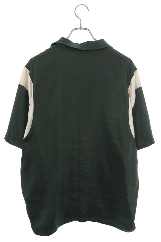 KITH Green Polyester Button S/S Shirt Size L