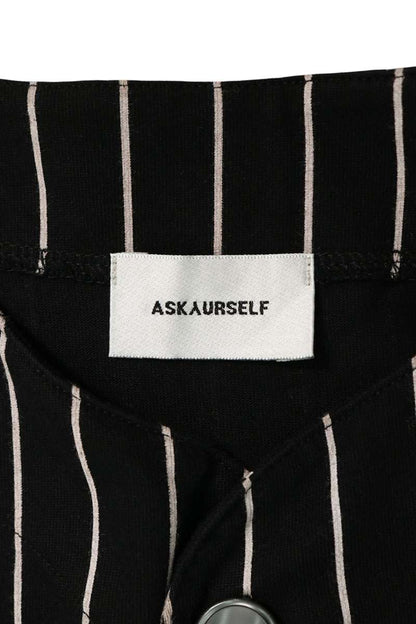 ASKYURSELF Multi Stripe Baseball S/S Shirt Size L