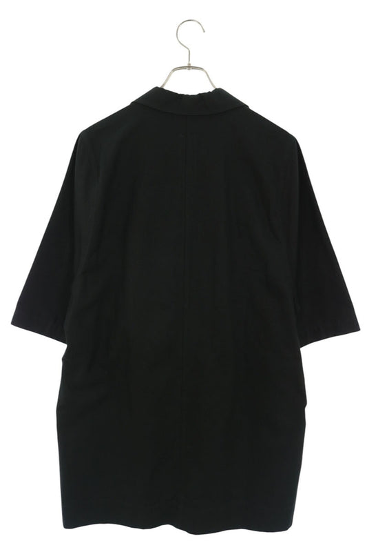 Rick Owens 16SS Black Oversized Cotton SS Shirt Size 46