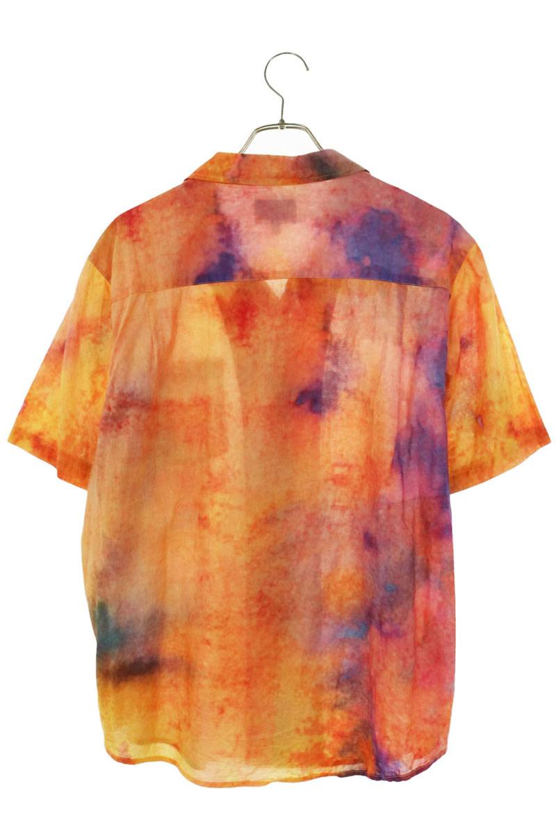 STUSSY Pink All-Over Pattern Cotton Shirt Size M