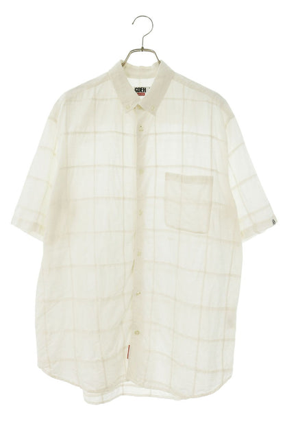 SUPREME 25SS Patchwork Madras Shirt White Size L