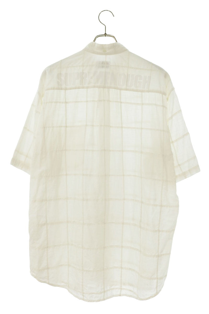 SUPREME 25SS Patchwork Madras Shirt White Size L