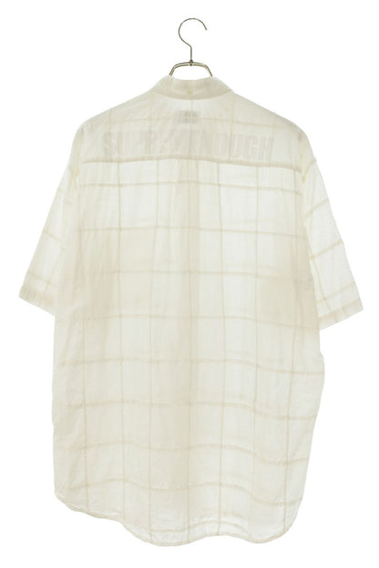 SUPREME 25SS Patchwork Madras Shirt White Size L