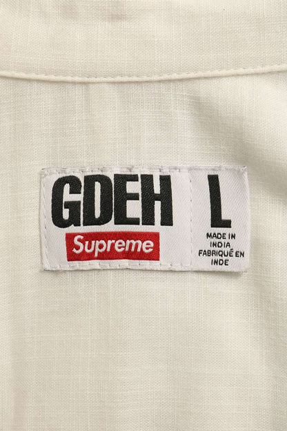 SUPREME 25SS Patchwork Madras Shirt White Size L