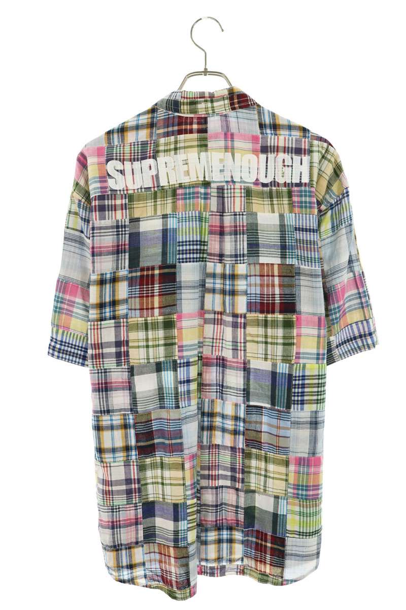SUPREME 25SS Patchwork Madras Check Shirt Multi Size L