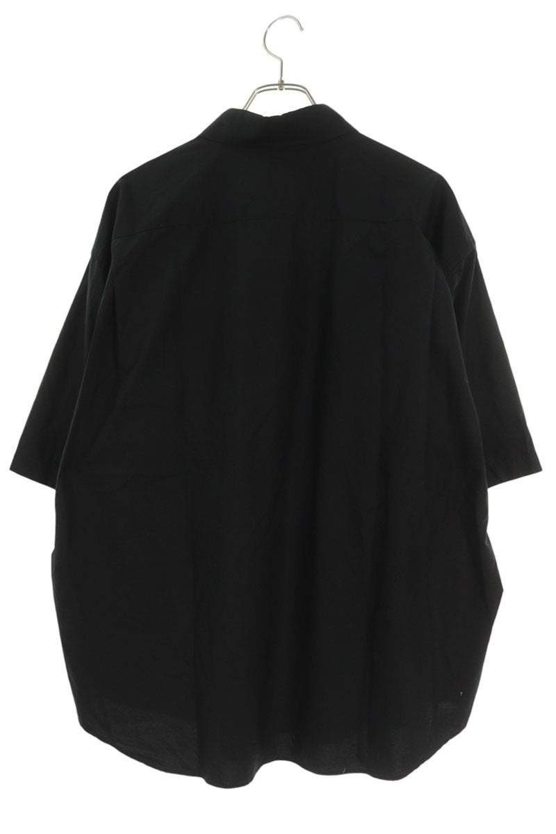 BALENCIAGA Black Heart Logo Cotton Shirt Size XXL