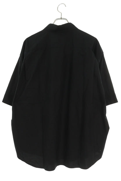 BALENCIAGA Black Heart Logo Cotton Shirt Size XXL