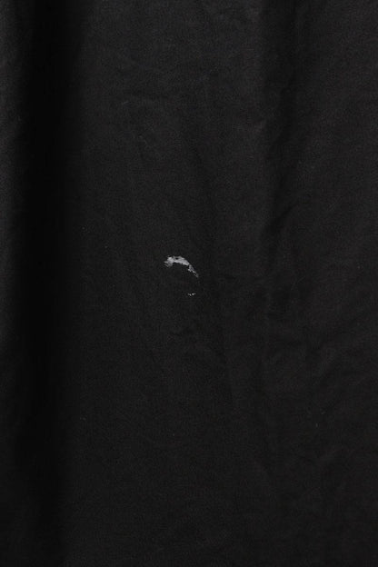 BALENCIAGA Black Heart Logo Cotton Shirt Size XXL