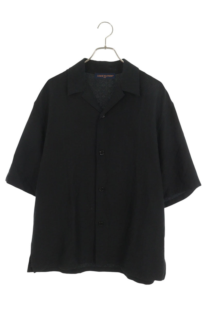 LOUISVUITTON 25SS Mini Monogram Silk Cotton Shirt Size M