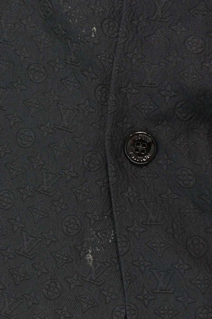 LOUISVUITTON 25SS Mini Monogram Silk Cotton Shirt Size M