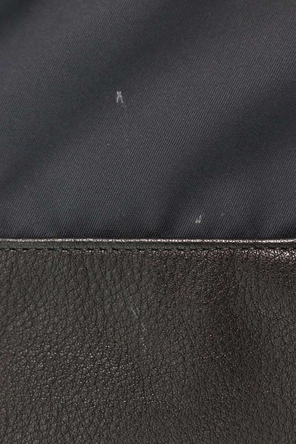 Chrome Hearts Nylon Leather Cross Patch Zip Shirt Size XXL