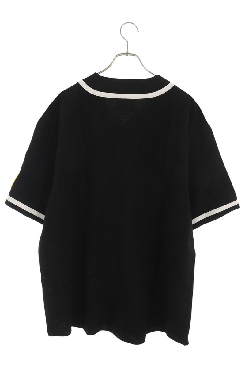 SUPREME 23AW Wool Baseball Jersey Black Shirt Size XL