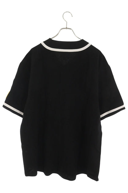 SUPREME 23AW Wool Baseball Jersey Black Shirt Size XL