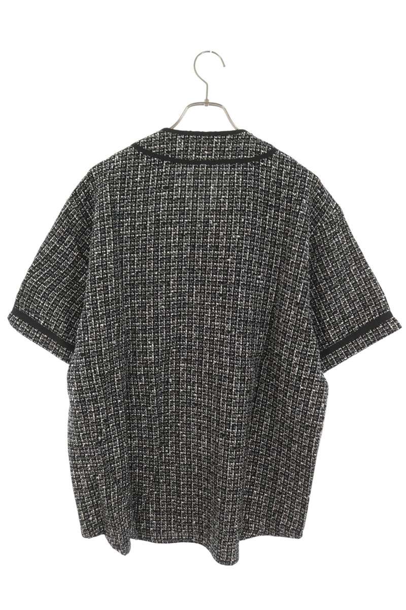 SUPREME 25AW Boucle Baseball Jersey Black Shirt Size M