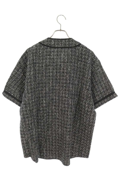 SUPREME 25AW Boucle Baseball Jersey Black Shirt Size M
