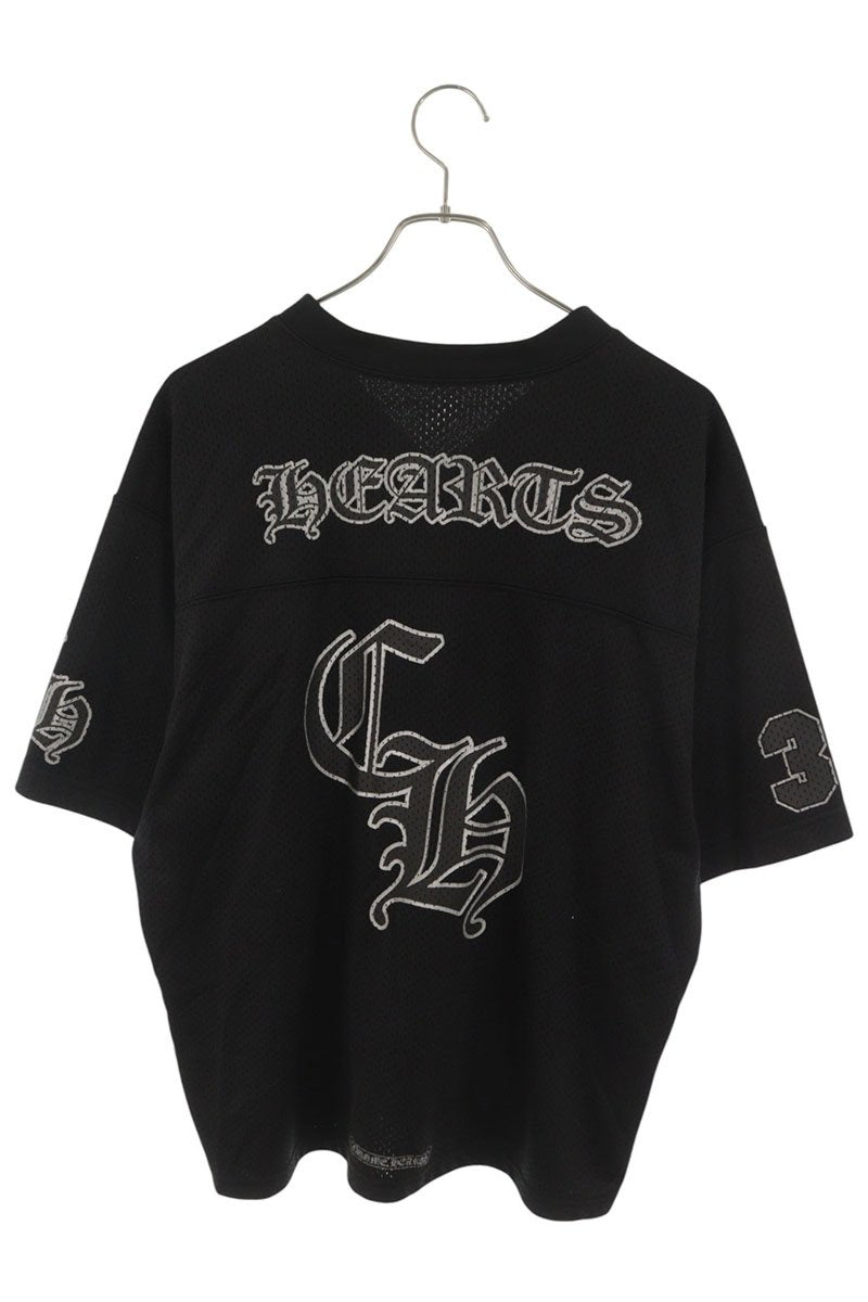 Chrome Hearts MESH WARM UP JERSEY TEE Mesh Tee Black Size M