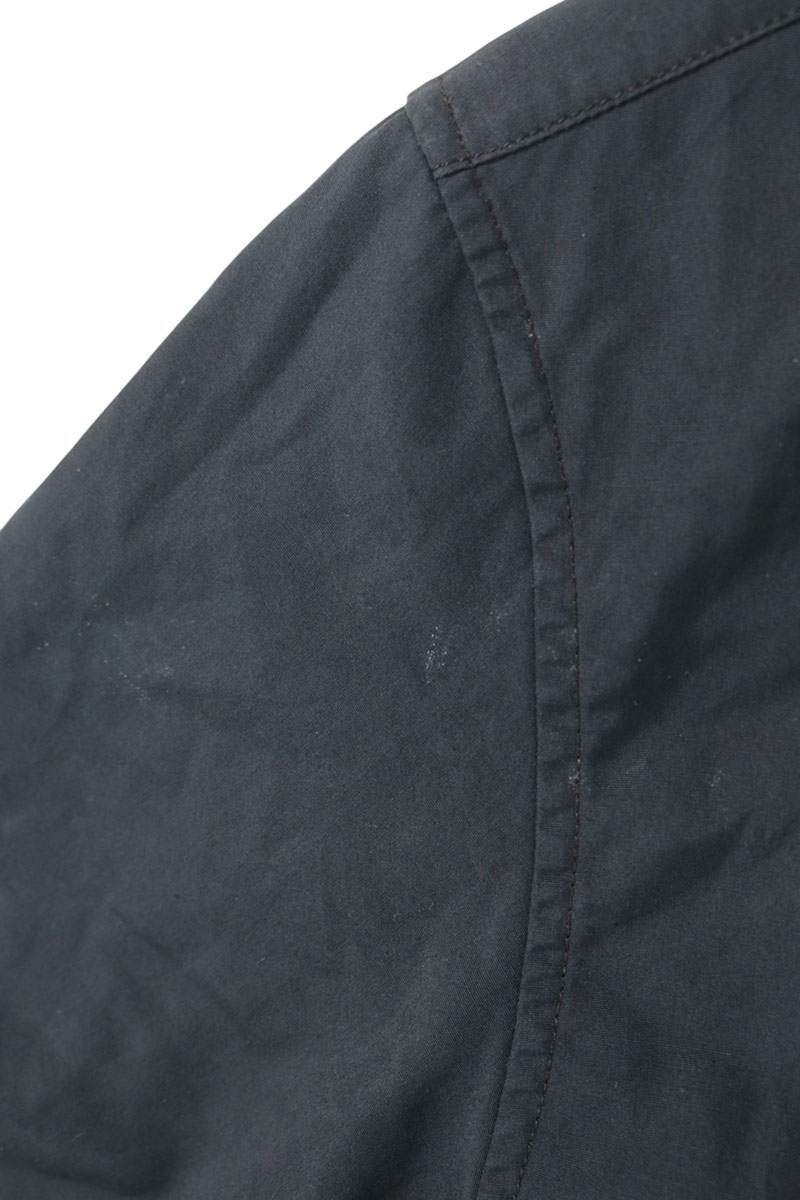 DIOR Black Detachable Leather Collar Shirt Size 37