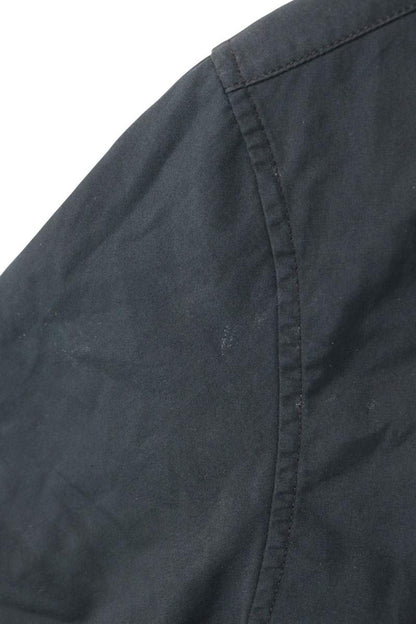 DIOR Black Detachable Leather Collar Shirt Size 37