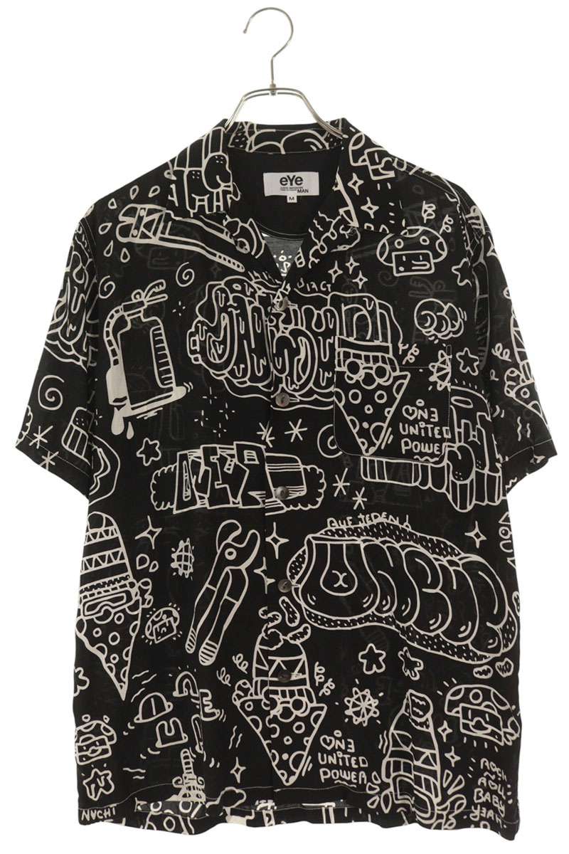 eYe COMME des GARCONS AD2017 Pattern Shirt Size M