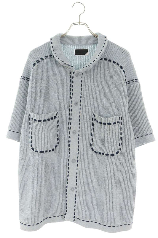 PHINGERIN Stitch Design Shirt Light Blue Size FREE