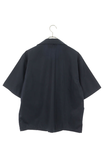 PRADA Navy Re-Nylon Logo Plate Shirt Size M