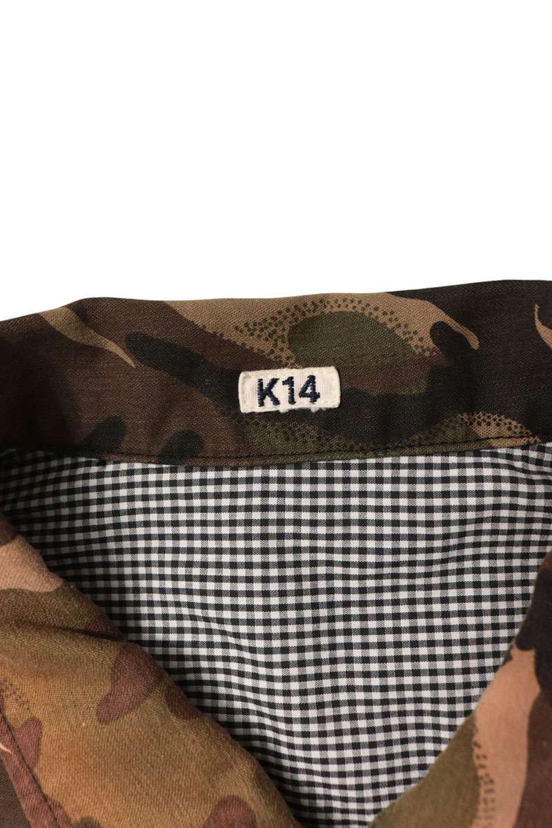 KHOKI 26SS Check Patchwork Shirt Size 3