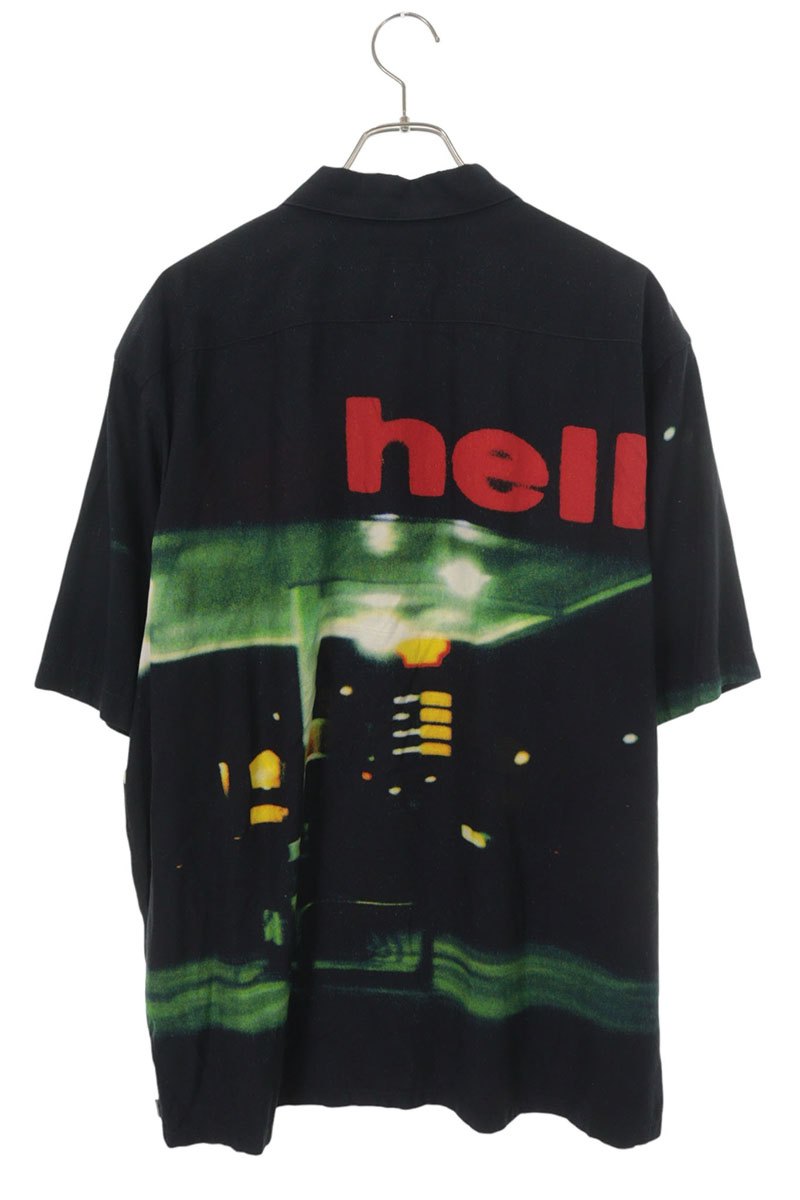 SUPREME 23AW "Hell" Rayon Short Sleeve Shirt Multi Size XL