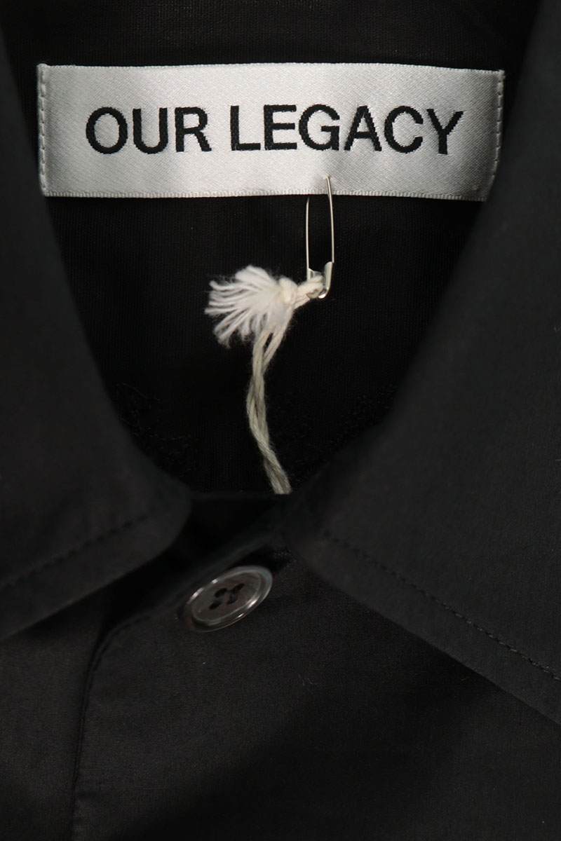 OUR LEGACY EVERY SHIRT SHORTSLEEVE Lace Shirt Black Size 46