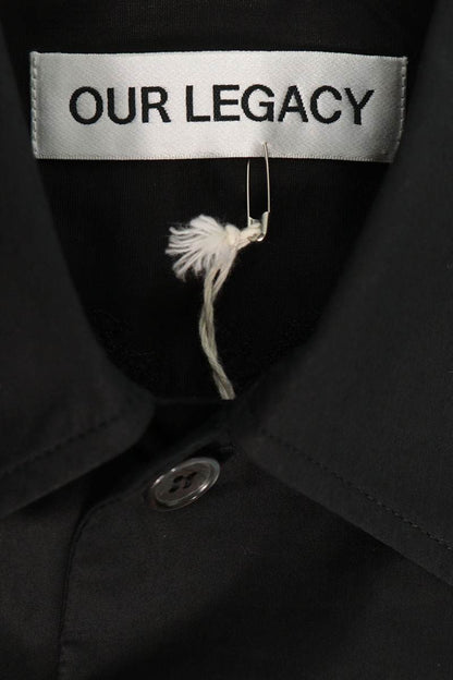 OUR LEGACY EVERY SHIRT SHORTSLEEVE Lace Shirt Black Size 46