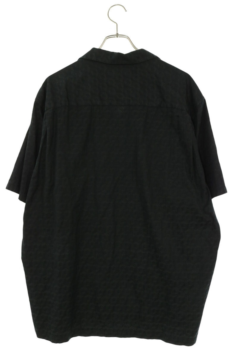 WTAPS Herringbone Pattern Cotton Shirt Black Size 3