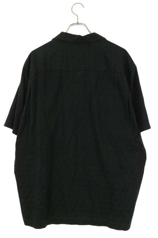 WTAPS Herringbone Pattern Cotton Shirt Black Size 3
