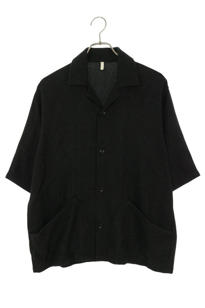 Sunflower COCO SS Open Collar Short Shirt Black Size M