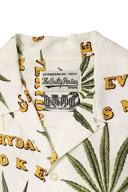 WACKO MARIA Rayon All-Over Pattern S/S Shirt Size L