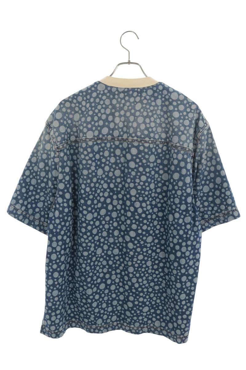 LOUISVUITTON 23AW Kusama Infinity Dot Shirt Blue Size XXL