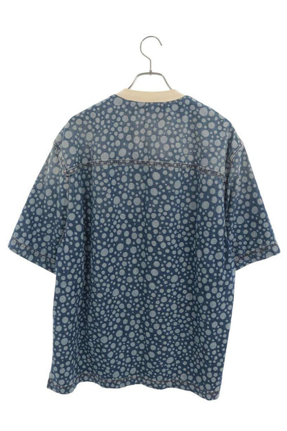 LOUISVUITTON 23AW Kusama Infinity Dot Shirt Blue Size XXL