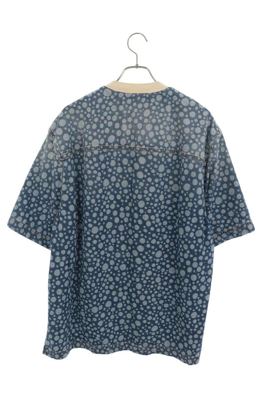 LOUISVUITTON 23AW Kusama Infinity Dot Shirt Blue Size XXL