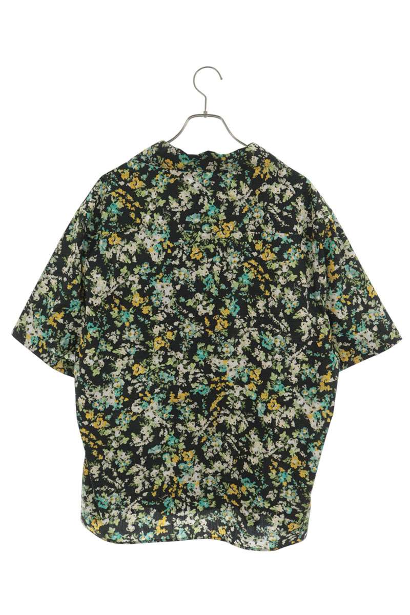 VALENTINO Papier Floral Print Short Shirt Multi Size 48