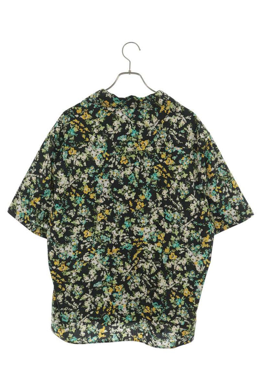 VALENTINO Papier Floral Print Short Shirt Multi Size 48