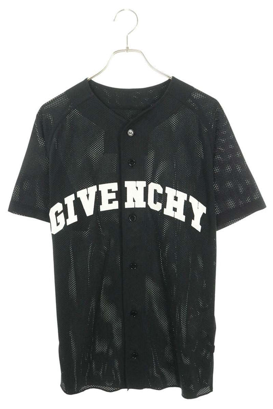 GIVENCHY Logo Patch Mesh Baseball T-Shirt BM60WV3YCS Size S