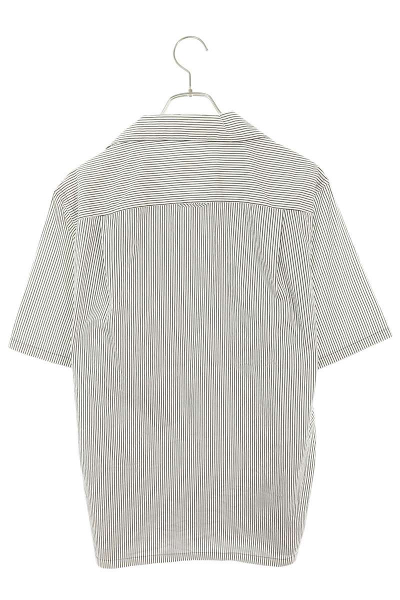 PRADA Triangle Nylon Panel Stripe Short Shirt SC599 Size XS