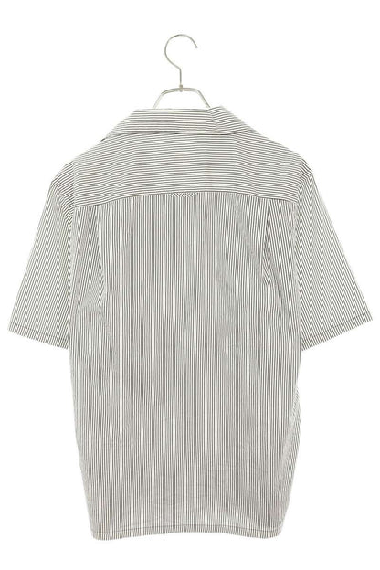 PRADA Triangle Nylon Panel Stripe Short Shirt SC599 Size XS