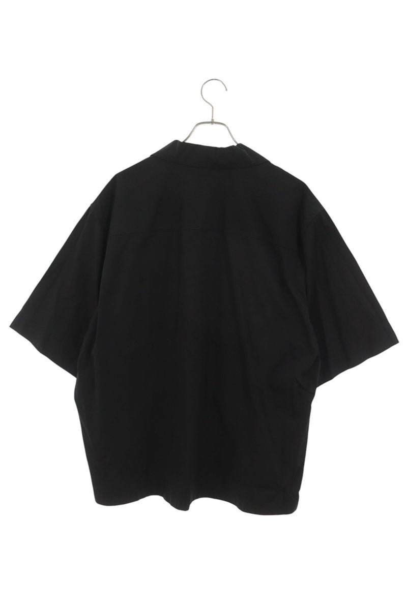 JILSANDER 25SS Logo Embroidered Pocket Shirt Black Size 48